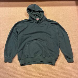 Madewell Men's Green and Black Hoodie
